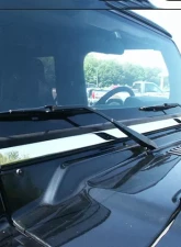 Quality Automotive Accessories 1-Piece Stainless Steel Windshield Accent Trim Jeep Wrangler TJ 2-Door SUV 1997-2006                                     - WT45090 - Image 3