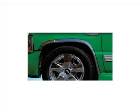 Quality Automotive Accessories 4-Piece Molded Stainless Steel Wheel Well Fender Trim Molding Chevrolet Tahoe 4-Door SUV 2000-2006