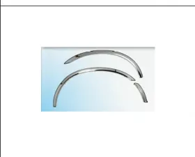 Quality Automotive Accessories 4-Piece Molded Stainless Steel Wheel Well Fender Trim Molding Chevrolet Trailblazer 4-Door SUV 2002-2009