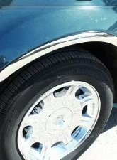 Quality Automotive Accessories 4-Piece Molded Stainless Steel Wheel Well Fender Trim Molding Dodge Magnum 4-Door Wagon 2005-2008                                     - WZ45920 - Image 3