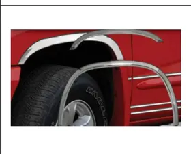 Quality Automotive Accessories 4-Piece Molded Stainless Steel Wheel Well Fender Trim Molding Dodge Dakota 2-Door 4-Door 2005-2011
