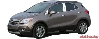 Quality Automotive Accessories 10-Piece Stainless Steel Pillar Post Trim Buick Encore 4-Door SUV 2013-2022 - PP53563