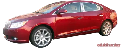Quality Automotive Accessories 1-Piece Stainless Steel Gas Door Cover Trim Buick LaCrosse 4-Door Sedan 2010-2016 - GC50520