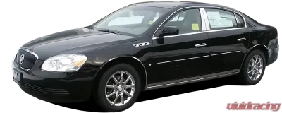 Quality Automotive Accessories 1-Piece Stainless Steel Gas Door Cover Trim Buick Lucerne 4-Door Sedan 2006-2011 - GC46550