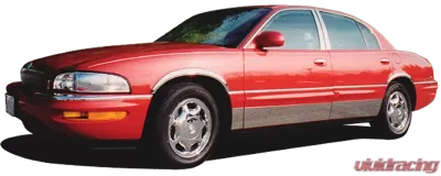 Quality Automotive Accessories 1-Piece Stainless Steel Gas Door Cover Trim Buick Park Avenue 4-Door Sedan 1997-1998 - GC37580
