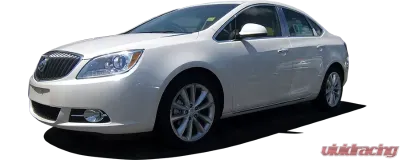 Quality Automotive Accessories 1-Piece Stainless Steel Gas Door Cover Trim Buick Verano 4-Door Sedan 2012-2017 - GC52540