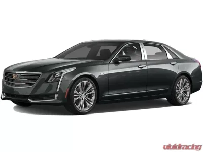 Quality Automotive Accessories 4-Piece Stainless Steel Pillar Post Trim Cadillac CT6 4-Door Sedan 2016-2020 - PP56230