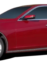 Quality Automotive Accessories 6-Piece Stainless Steel Pillar Post Trim Cadillac CTS 4-Door Sedan 2014-2019                                     - PP54445 - Image 2