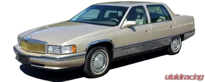 Quality Automotive Accessories 1-Piece Stainless Steel Gas Door Cover Trim Cadillac DeVille 4-Door Sedan 1997-1999 - GC37245