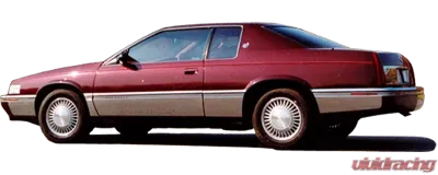 Quality Automotive Accessories 1-Piece Stainless Steel Gas Door Cover Trim Cadillac Eldorado 2-Door Coupe 1989-1991 - GC30230
