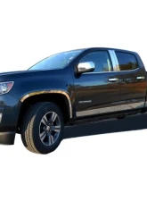 Quality Automotive Accessories 4-Piece Stainless Steel Wheel Well Accent Trim Chevrolet Colorado 4-Door 2015-2022                                     - WQ55150 - Image 2