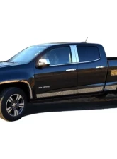 Quality Automotive Accessories 4-Piece Stainless Steel Wheel Well Accent Trim Chevrolet Colorado 4-Door 2015-2022                                     - WQ55150 - Image 3