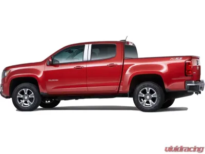 Quality Automotive Accessories 4-Piece Stainless Steel Wheel Well Accent Trim Chevrolet Colorado 4-Door 2015-2022 - WQ55150