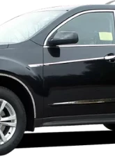 Quality Automotive Accessories 2-Piece Chrome Plated ABS plastic Mirror Cover Set Chevrolet Equinox 4-Door SUV LS LT 2010-2017                                     - MC50160 - Image 2