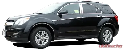 Quality Automotive Accessories 2-Piece Chrome Plated ABS plastic Mirror Cover Set Chevrolet Equinox 4-Door SUV LS LT 2010-2017 - MC50160