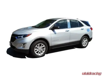 Quality Automotive Accessories 4-Piece Stainless Steel Wheel Well Accent Trim Chevrolet Equinox 4-Door SUV 2018-2022 - WQ58161