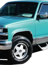 Quality Automotive Accessories 10-Piece Stainless Steel Rocker Panel Trim Full Kit Chevrolet Silverado 2-Door C/K 1500 Regular Cab Short Bed NO Molding 1992-1998                                     - TH32179 - Image 2