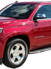Quality Automotive Accessories 2-Piece Chrome Plated ABS plastic Mirror Cover Set Chevrolet Suburban 4-Door SUV 2015-2020                                     - MC55195 - Image 2