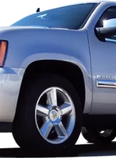 Quality Automotive Accessories 6-Piece Molded Stainless Steel Wheel Well Fender Trim Molding Chevrolet Tahoe 4-Door SUV 2007-2014                                     - WZ47195 - Image 2