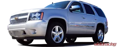 Quality Automotive Accessories 6-Piece Molded Stainless Steel Wheel Well Fender Trim Molding Chevrolet Tahoe 4-Door SUV 2007-2014 - WZ47195