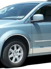 Quality Automotive Accessories 2-Piece Chrome Plated ABS plastic Mirror Cover Set Chrysler Town & Country 4-Door Minivan 2008-2016                                     - MC48895 - Image 2