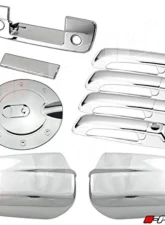 Quality Automotive Accessories 8-Piece Chrome Plated ABS plastic Door Handle Cover Kit Ram Trucks Ram 4-Door 1500 2019-2022                                     - DH59935 - Image 2