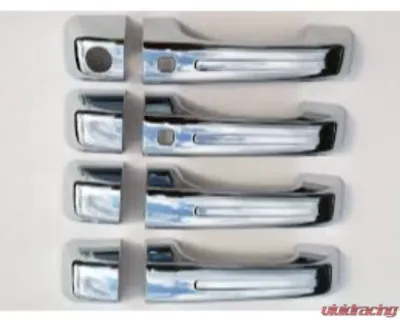 Quality Automotive Accessories 8-Piece Chrome Plated ABS plastic Door Handle Cover Kit Ram Trucks Ram 4-Door 1500 2019-2022 - DH59936
