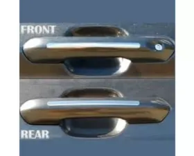 Quality Automotive Accessories 4-Piece Stainless Steel Door Handle Accent Trim Ford Explorer 4-Door SUV 2020-2022