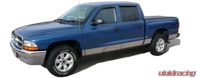 Quality Automotive Accessories 10-Piece Stainless Steel Rocker Panel Trim Full Kit Dodge Dakota Short Bed 2/4 Wheel Drive 1987-1996 - TH17985