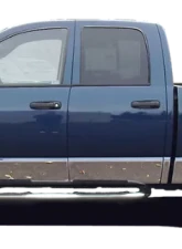 Quality Automotive Accessories 4-Piece Molded Stainless Steel Wheel Well Fender Trim Molding Dodge Ram 2-Door 4-Door 1500 2500 2002-2008                                     - WZ42936 - Image 3