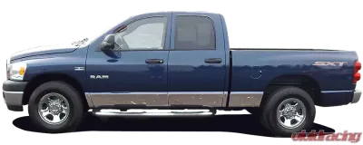 Quality Automotive Accessories 4-Piece Molded Stainless Steel Wheel Well Fender Trim Molding Dodge Ram 2-Door 4-Door 1500 2500 2002-2008 - WZ42936