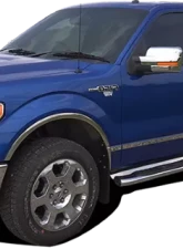 Quality Automotive Accessories 4-Piece Chrome Plated ABS plastic Mirror Cover Set Ford F-150 2-Door 4-Door 2009-2014                                     - MC49310 - Image 5