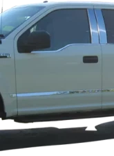 Quality Automotive Accessories 12-Piece Stainless Steel Wheel Well Accent Trim Ford F-150 2-Door 4-Door 2015-2017                                     - WQ55308 - Image 6