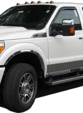 Quality Automotive Accessories 2-Piece Chrome Plated ABS plastic Mirror Cover Set Ford F-250 & F-350 Super Duty 2-Door 4-Door 2008-2016                                     - MC48323 - Image 2
