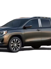 Quality Automotive Accessories 2-Piece Stainless Steel Rear Window Trim GMC Terrain 4-Door SUV 2018-2022                                     - RW58275 - Image 2