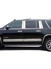 Quality Automotive Accessories 2-Piece Stainless Steel Front Bumper Trim GMC Yukon 4-Door SUV 2015-2020                                     - FB55297 - Image 3