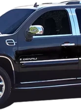 Quality Automotive Accessories 10-Piece Stainless Steel Rocker Panel Trim Upper Kit GMC Yukon XL NO Flares 2000-2006                                     - TH40297 - Image 2