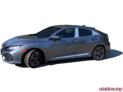 Quality Automotive Accessories 1-Piece Stainless Steel Rear Deck Trim Trunk Lid Accent Honda Civic 4-Door Hatchback 2016-2021 - RD16214