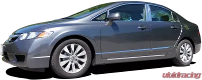 Quality Automotive Accessories 8-Piece Chrome Plated ABS plastic Door Handle Cover Kit Honda Civic 4-Door Sedan 2006-2011 - DH29260