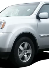 Quality Automotive Accessories 1-Piece Stainless Steel Front Grille Accent Trim Honda Pilot 4-Door SUV 2009-2011                                     - SG29260 - Image 2
