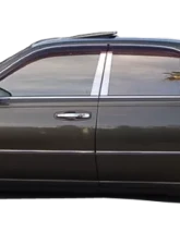 Quality Automotive Accessories 10-Piece Stainless Steel Rocker Panel Trim Full Kit Infiniti Q45 4-Door Sedan 1990-1996                                     - TH92042 - Image 2