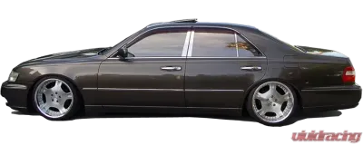 Quality Automotive Accessories 10-Piece Stainless Steel Rocker Panel Trim Full Kit Infiniti Q45 4-Door Sedan 1990-1996 - TH92042