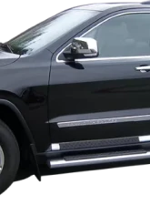 Quality Automotive Accessories 8-Piece Chrome Plated ABS plastic Door Handle Cover Kit Jeep Grand Cherokee 4-Door SUV 2011-2021                                     - DH51082 - Image 2