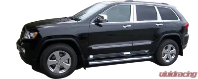 Quality Automotive Accessories 8-Piece Chrome Plated ABS plastic Door Handle Cover Kit Jeep Grand Cherokee 4-Door SUV 2011-2021 - DH51082