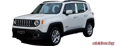 Quality Automotive Accessories 2-Piece Chrome Plated ABS plastic Mirror Cover Set Jeep Renegade 4-Door SUV 2015-2022 - MC55071