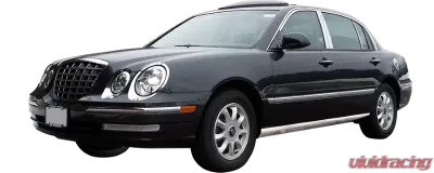 Quality Automotive Accessories 1-Piece Stainless Steel Gas Door Cover Trim Kia Amanti 4-Door Sedan 2004-2010 - GC24800