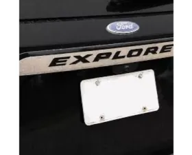Quality Automotive Accessories 5-Piece Stainless Steel License Bar Above plate accent Trim Ford Explorer 4-Door SUV 2020-2022
