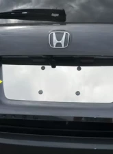 Quality Automotive Accessories 1-Piece Stainless Steel License Plate Bezel Honda Pilot 4-Door SUV 2016-2022                                     - LP16260 - Image 2
