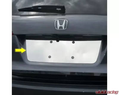 Quality Automotive Accessories 1-Piece Stainless Steel License Plate Bezel Honda Pilot 4-Door SUV 2016-2022 - LP16260
