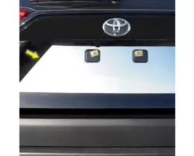 Quality Automotive Accessories 1-Piece Stainless Steel License Plate Bezel Toyota Rav4 4-Door SUV 2019-2022